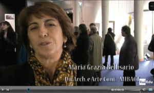 Maria Grazia Bellisario nel servizio RAI (clic per vedere)