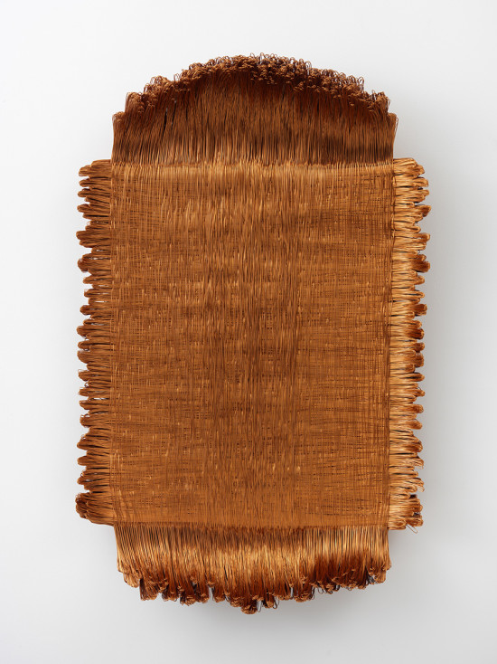 Armonico CCXXIII/CCXIV, 2013/2014, fils de cuivre, 58 x 48 x 14 cm © Antonella Zazzera. Courtesy Galerie Jaeger Bucher / Jeanne-Bucher, Paris. Photo : G. Poncet