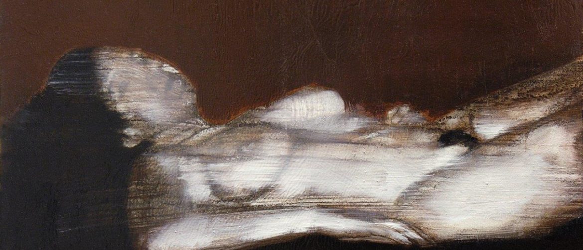 N 3-Adduórmete cu'mmé- tecnica mista su tavola 2013-15. cm 25x40. foto Stefano Ferracci
