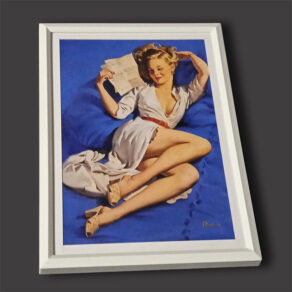 PIN-UP, GIL ELVGREN (He Thinks I’m too Good tomBe True)