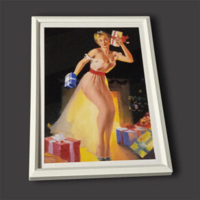 PIN-UP, GIL ELVGREN – A Christmas Eve (waiting for Santa)