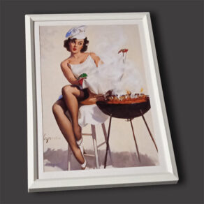 PIN-UP, GIL ELVGREN – Barbecutie (Rare Treat)